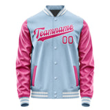 Custom Light Blue Pink Jacket JA0808130818B31813