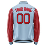 Custom Light Blue Red Jacket JA0808140817B21714