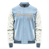 Custom Light Blue White Jacket JA0808180817B21718