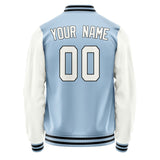 Custom Light Blue White Jacket JA0808180817B31718