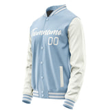 Custom Light Blue White Jacket JA0808180818B21818