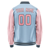 Custom Light Blue Light Pink Jacket JA0808210817B31721