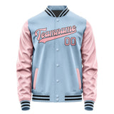 Custom Light Blue Light Pink Jacket JA0808210817B31721