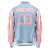 Custom Light Blue Light Pink Jacket JA0808210818B21821