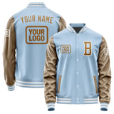 Custom Light Blue Khaki Jacket