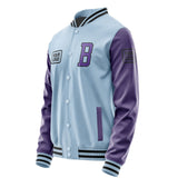 Custom Light Blue Light Purple Jacket JA080823081717232317