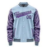 Custom Light Blue Light Purple Jacket JA0808230817B31723