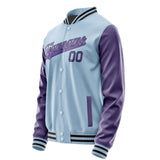 Custom Light Blue Light Purple Jacket JA0808230817B31723