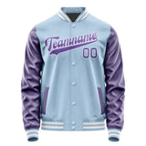 Custom Light Blue Light Purple Jacket JA0808230818B31823