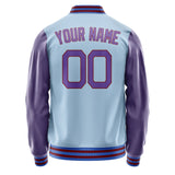 Custom Light Blue Light Purple Jacket JA0808230915B21523