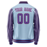 Custom Light Blue Light Purple Jacket JA0808230915B31523