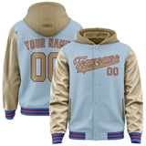 Custom Light Blue Light Khaki Jacket