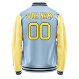 Custom Light Blue Light Yellow Jacket JA0808260817B21726