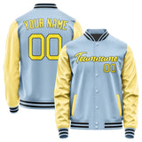 Custom Light Blue Light Yellow Jacket JA0808260817B21726