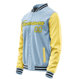 Custom Light Blue Light Yellow Jacket JA0808260817B21726