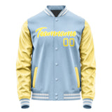 Custom Light Blue Light Yellow Jacket JA0808260818B21826