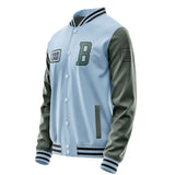 Custom Light Blue Blue Green Jacket JA080827081717272717