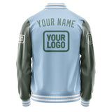 Custom Light Blue Blue Green Jacket JA080827081818272718