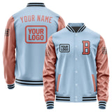 Custom Light Blue Copper Rose Jacket