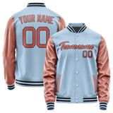 Custom Light Blue Copper Rose Jacket