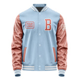 Custom Light Blue Copper Rose Jacket JA080829081818292918