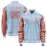 Custom Light Blue Copper Rose Jacket