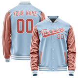 Custom Light Blue Copper Rose Jacket