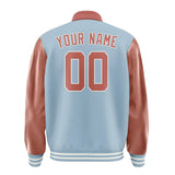 Custom Light Blue Copper Rose Jacket