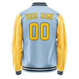 Custom Light Blue Gold Jacket JA0808300817B31730