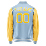 Custom Light Blue Gold Jacket JA0808300818B21830