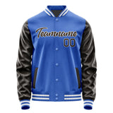 Custom Sky Blue Brown Jacket JA0909010918B21801