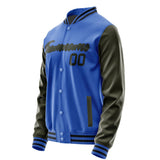 Custom Sky Blue Olive Jacket JA0909020917B21702