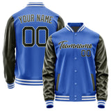 Custom Sky Blue Olive Jacket JA0909020918B21802