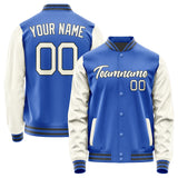 Custom Sky Blue Cream Jacket