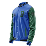 Custom Sky Blue Green Jacket JA090905091717050517