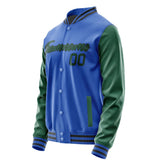 Custom Sky Blue Green Jacket JA0909050920B21705