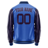 Custom Sky Blue Purple Jacket JA0909070917B21707