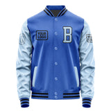 Custom Sky Blue Light Blue Jacket JA090908091717080817