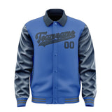Custom Sky Blue Blue Jacket