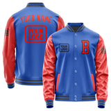 Custom Sky Blue Orange Red Jacket