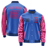 Custom Sky Blue Pink Jacket JA090913091717131317