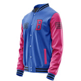 Custom Sky Blue Pink Jacket JA090913091717131317