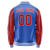 Custom Sky Blue Red Jacket JA0909140918B31814