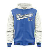 Custom Sky Blue White Jacket