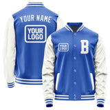 Custom Sky Blue White Jacket