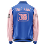 Custom Sky Blue Light Pink Jacket JA090921091717212117