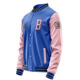 Custom Sky Blue Light Pink Jacket JA090921091717212117