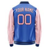 Custom Sky Blue Dark Grey Jacket JA0909200920B21720