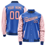 Custom Sky Blue Light Pink Jacket JA0909210917B31721