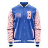 Custom Sky Blue Light Pink Jacket JA090921091818212118